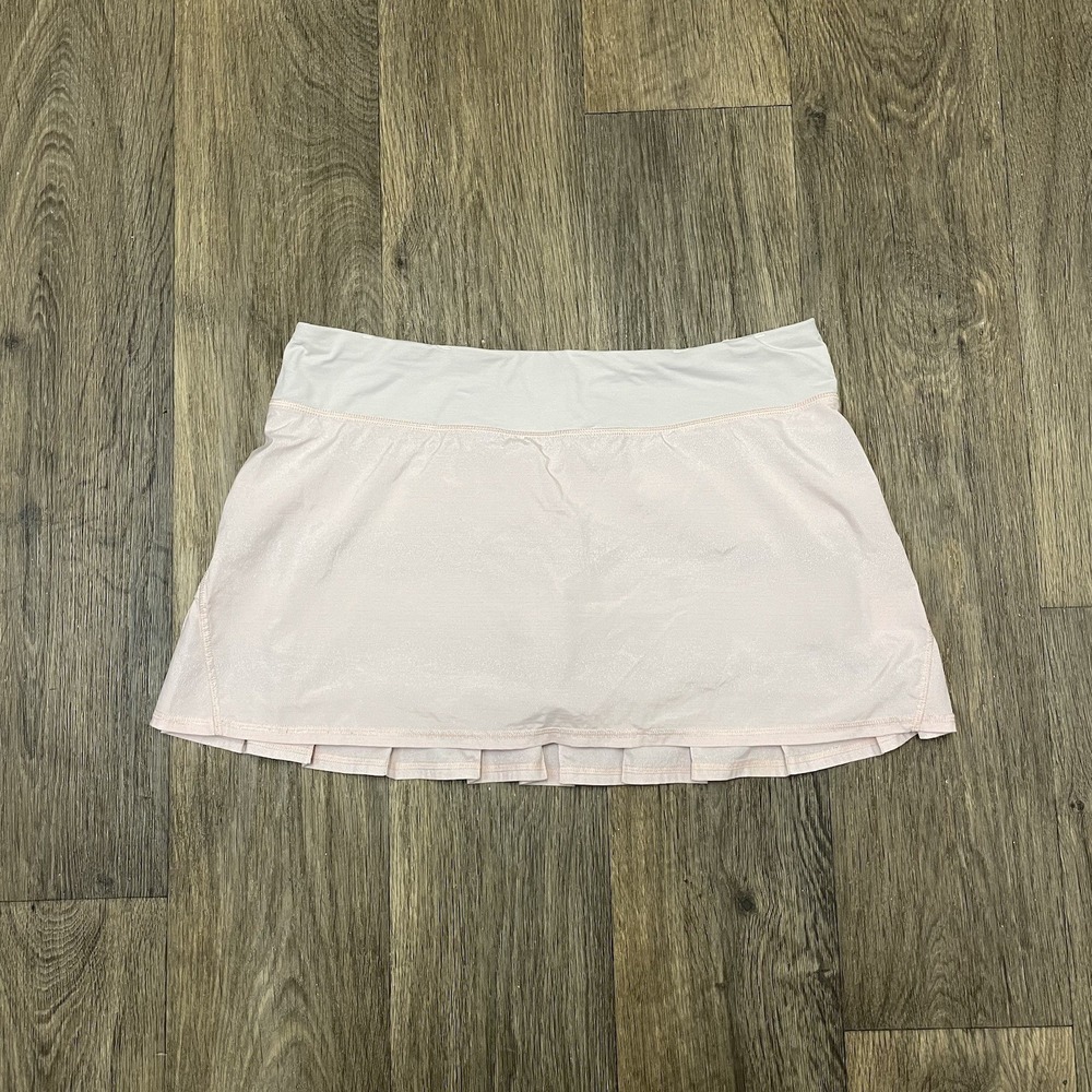 Lululemon Girls Skirt Light Pink Glittery Size 10